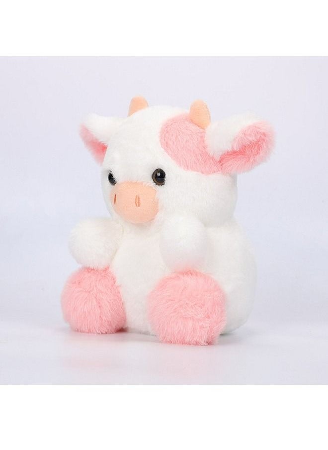 McDou - Pink Cow Plush Toy Belle Strawberry Cow Cute Strawberry Cow Doll - Image 1