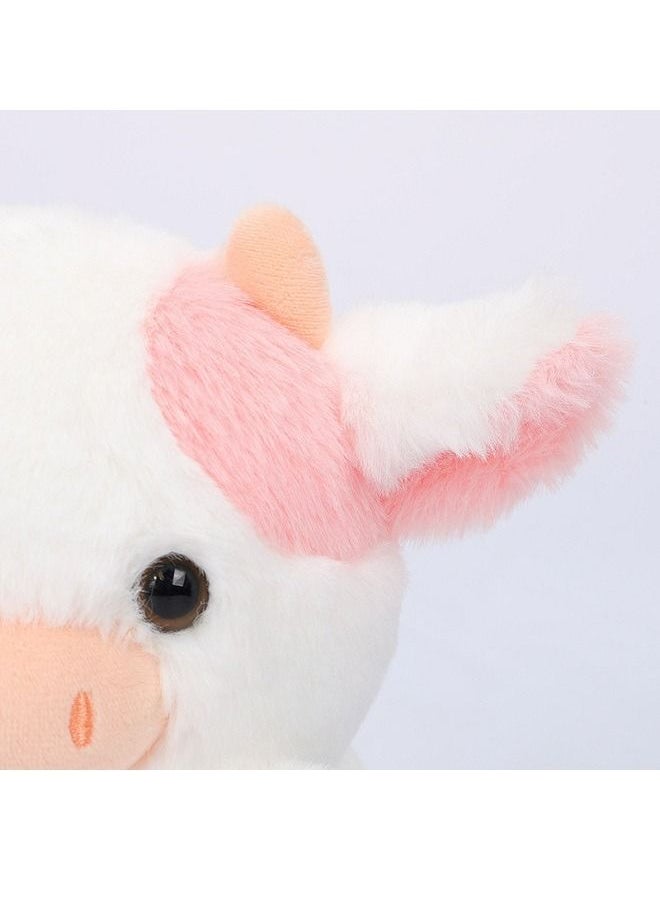 McDou - Pink Cow Plush Toy Belle Strawberry Cow Cute Strawberry Cow Doll - Image 1