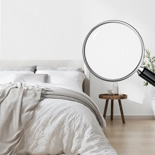 Abyssaly Matte White Contact Paper Solid Peel and Stick Wallpaper for Cabinets Self Adhesive Removable Wall Paper for Bedroom Bubble Free Vinyl Film Roll Home Decor 157 X 3937 - Image 3