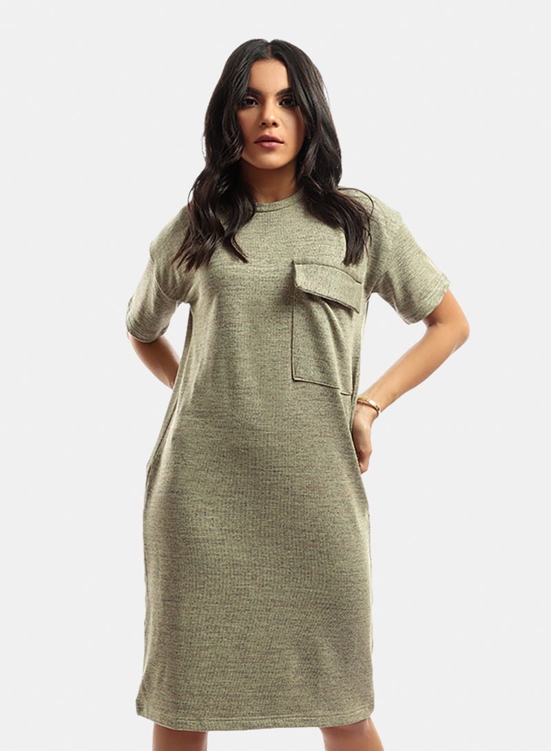 belle Rounded Tight T-Shirt Dress - Image 1