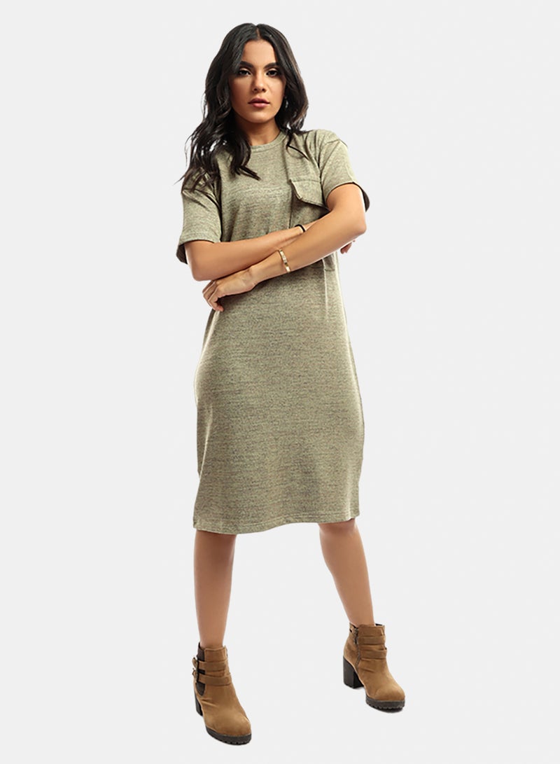 belle Rounded Tight T-Shirt Dress - Image 2