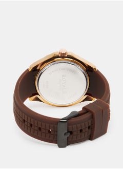 Royale Royale Executive Men's Rubber Strap Arabic Watch  - Image 2
