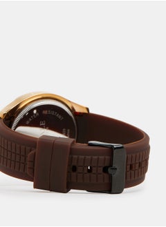 Royale Royale Executive Men's Rubber Strap Arabic Watch  - Image 4