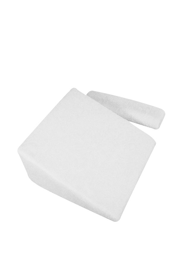 In-House - 2 Piece Multi-Use Medical Wedge Pillow made of Cotton and Super Sponge Filling - Image 1