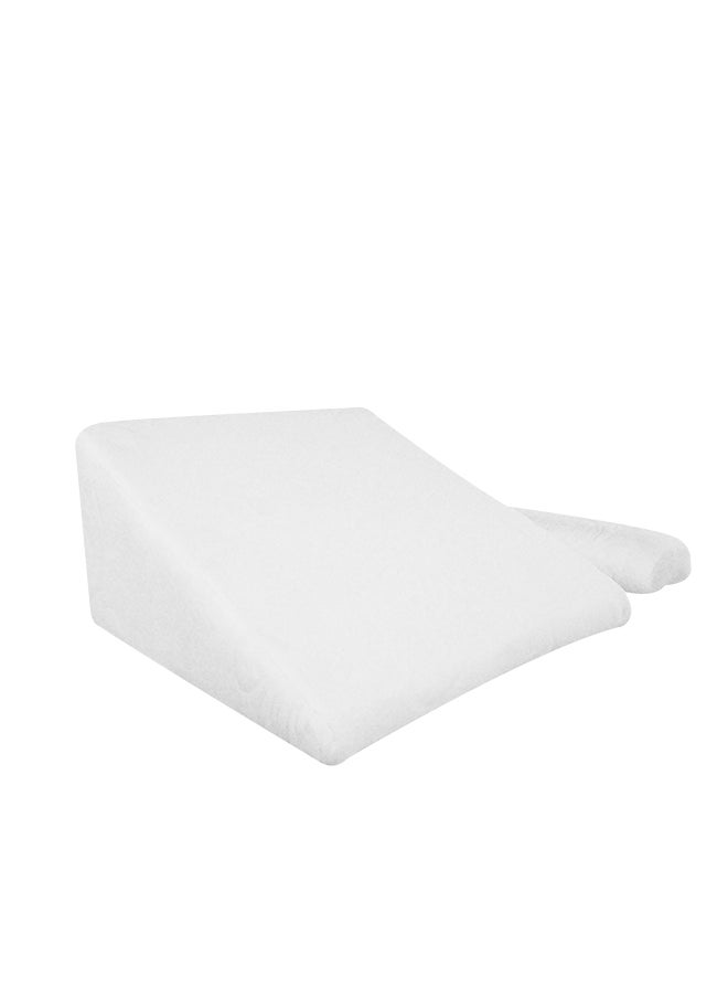 In-House - 2 Piece Multi-Use Medical Wedge Pillow made of Cotton and Super Sponge Filling - Image 1