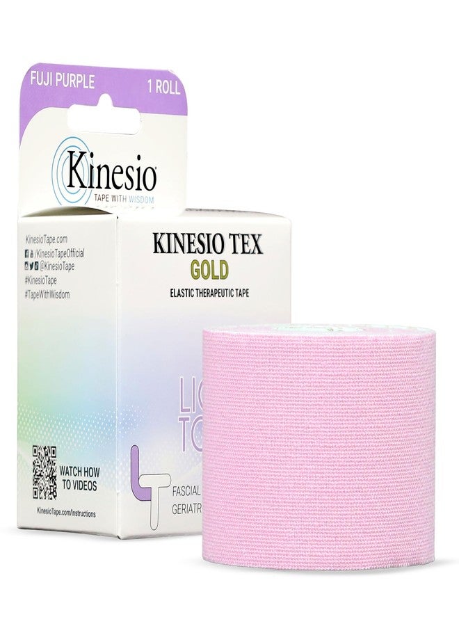 Kinesio Taping - Elastic Therapeutic Athletic Tape Tex Gold Light Touch - Fuji Purple - 2 in. x 16.4 ft - Image 1
