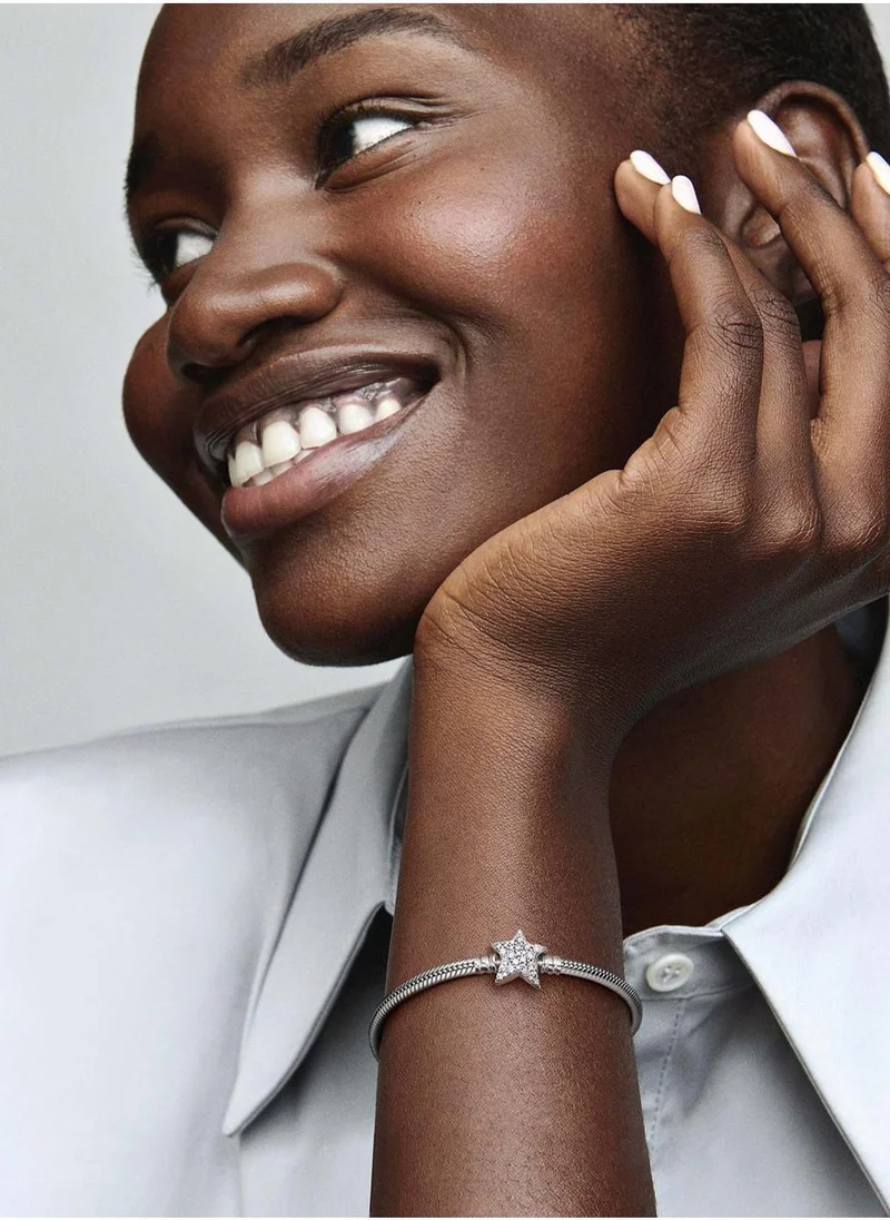 PANDORA  Pandora Moments Asymmetric Star Clasp Bracelet for Women | Best Price UAE