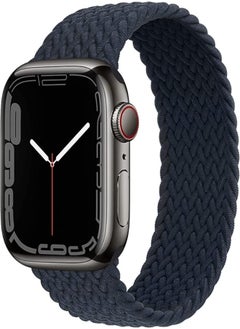 Dado Braided Solo Loop Nylon fabric Strap For Apple Watch, Elastic Bracelet for iWatch Series 8 | 7 | 6 | 5 | 4 | 3 | SE with metal connectors - pzsku/Z783A130159D2C53FBB16Z/45/_/1716809363/49585fff-e3a1-4870-830f-1e307a88e8c3