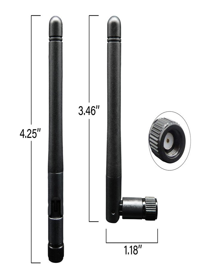Rydocyee WiFi Antenna PC Bluetooth Antenna, Dual Band 2.4Ghz 5Ghz 5.8Ghz 3dBi with RP-SMA Male (with No Pin) for Gaming Motherboard, RV Camera, Mini PCIE M.2 Wireless Card, Router -2 Pack - Image 2