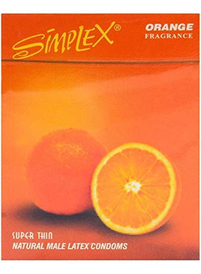 سيمبليكس سيمبلكس واقيات ذكرية  البرتقالي