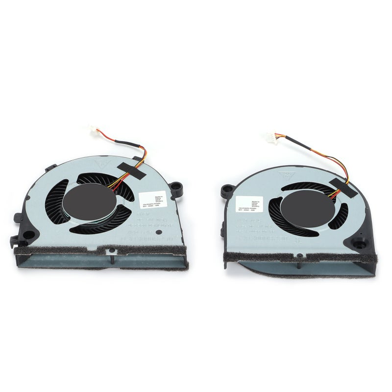 مراوح تبريد CPU GPU لجهاز الكمبيوتر المحمول المخصص للألعاب DELL Inspiron G3 G5 15 3579 3779 5587 - تبديد حراري فعال ومنخفض الضوضاء - مروحة كمبيوتر متينة بـ 4 دبابيس من الألومنيوم وABS لتشغيل مريح - Image 2
