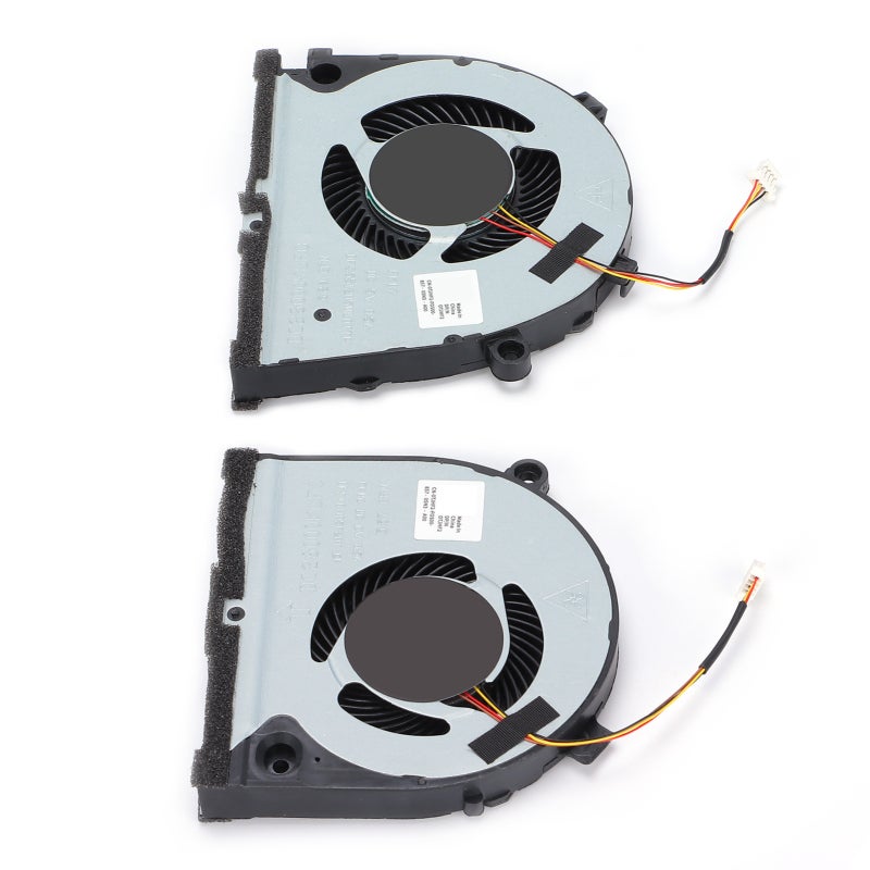مراوح تبريد CPU GPU لجهاز الكمبيوتر المحمول المخصص للألعاب DELL Inspiron G3 G5 15 3579 3779 5587 - تبديد حراري فعال ومنخفض الضوضاء - مروحة كمبيوتر متينة بـ 4 دبابيس من الألومنيوم وABS لتشغيل مريح - Image 4