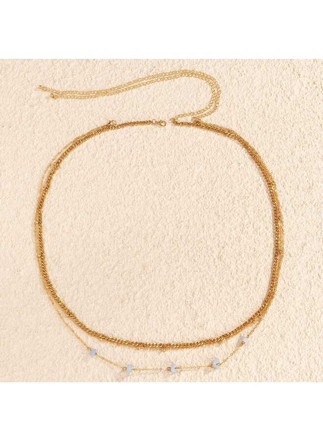 Waist Bead Chains for Women Colorful Summer Body Chains Belly Beads Bikini Jewelry Chains Bead Waist Chains Set - Image 2