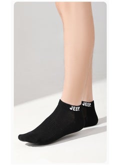 Jeep JEEP Men's Pure Cotton Breathable Mid-Tube Socks Sports Running 3 Pairs  - Image 3