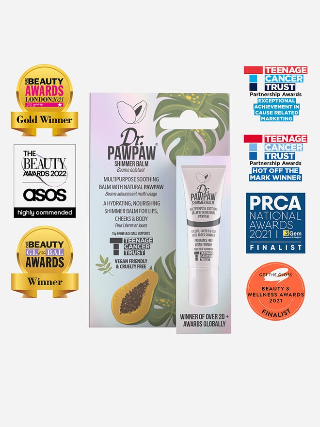Dr.PAWPAW Dr. PAWPAW X Teenage Cancer Trust Shimmer Balm 10ml - Image 1