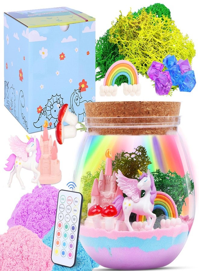 Envyvip Unicorn Gifts for Girls 4-12 Years Old, Unicorn Crafts Kit for Kids, Light Up Decoration with Remote Control - Arts and Crafts for Kids, Birthday Gifts Toys for Girls Age 4 5 6 7 8 9 10 11 12 - Image 1