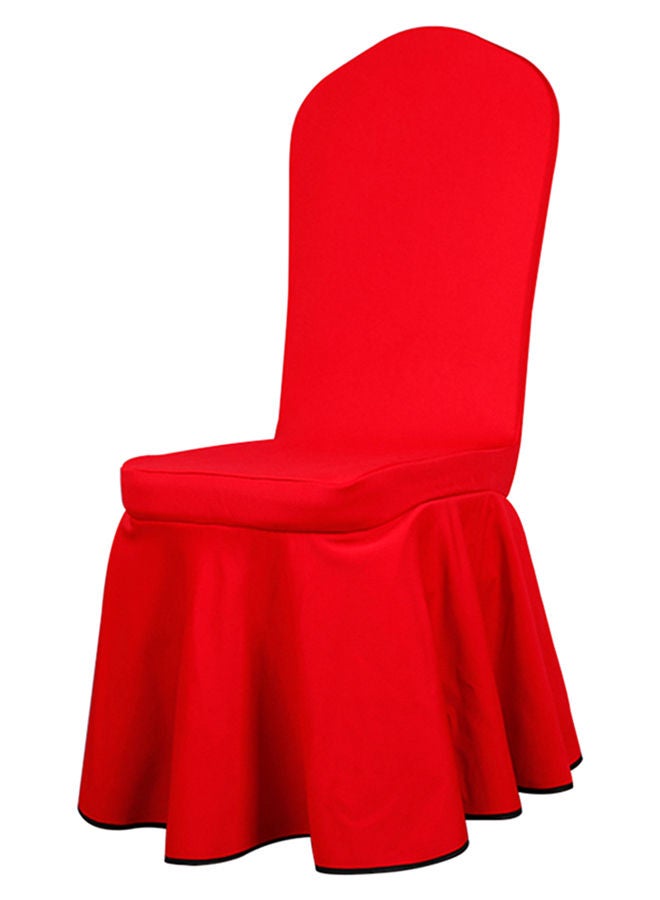 NIBEMINENT Removable Elastic Chair Cover Red