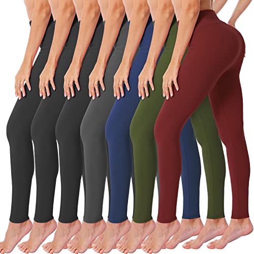 VALANDY Creamlush Women's Plus Size High Waist Compression Leggings for Women Stretch Butter Soft Pants Running Tights - Image 1