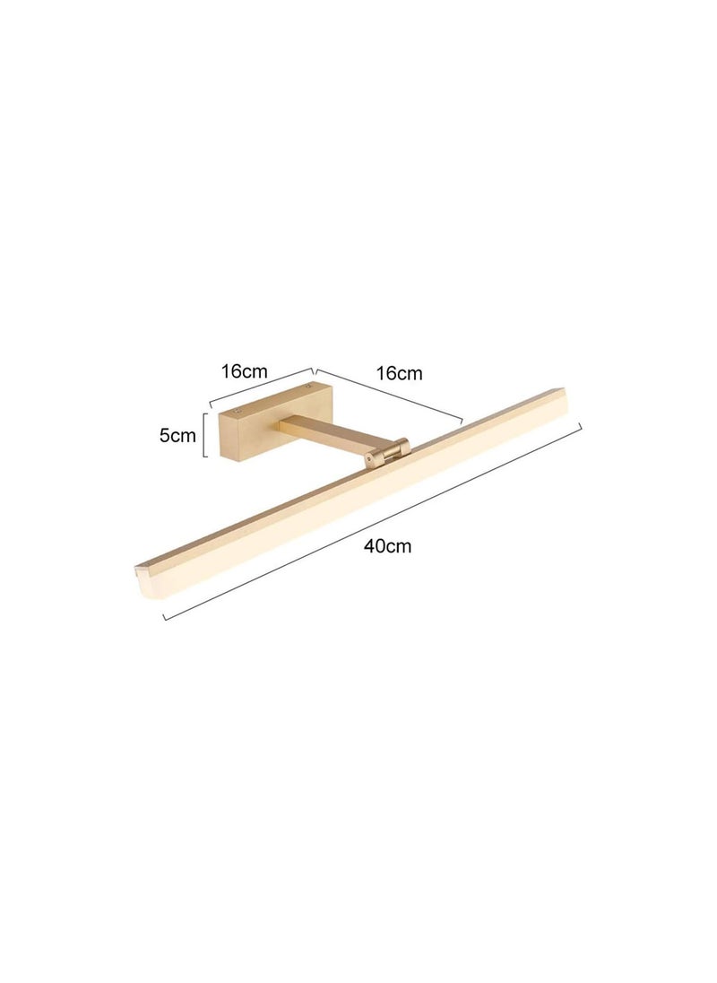 GGOOT LED Vanity Mirror Lights, Bathroom Wall Light Fixture, Frame Picture Lighting Make-up Mirror Lamps with 180°Rotation for Washroom Dressing Room, Warm White  - Image 4