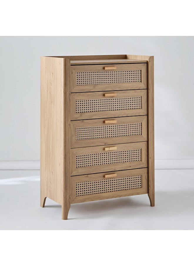 Home Box - Java Chest of 5 Drawers 45 x 118.7 x 80 cm - Image 1