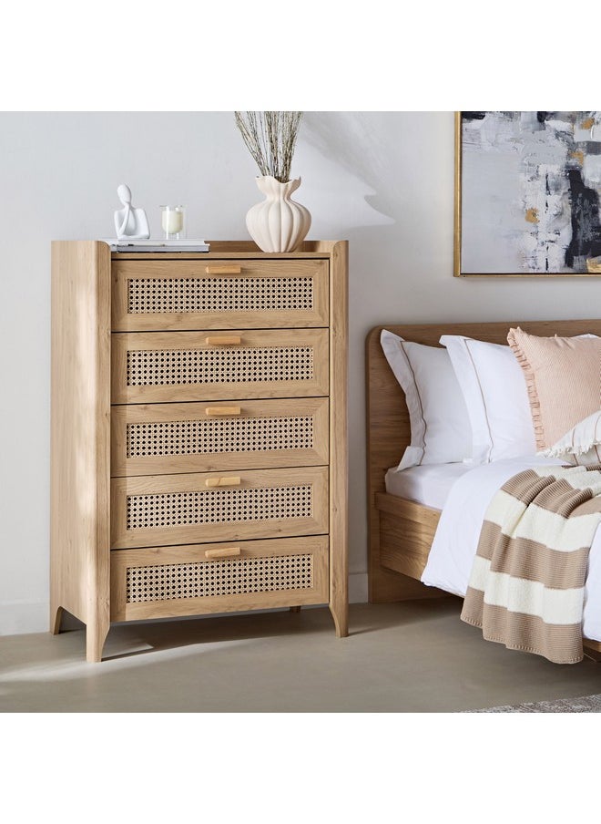 Home Box - Java Chest of 5 Drawers 45 x 118.7 x 80 cm - Image 1