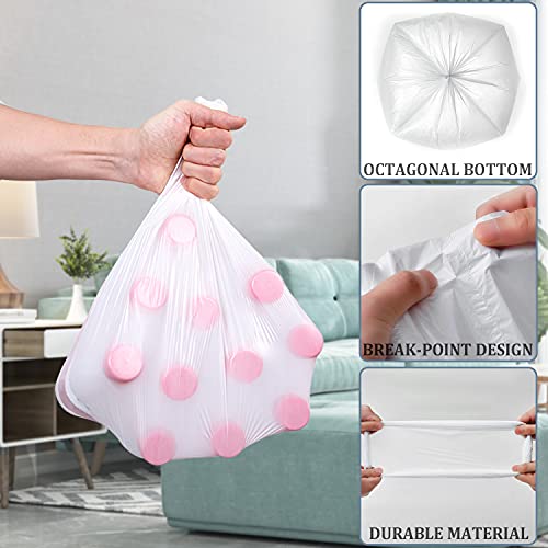 CHARMOUNT 4 Gallon Trash Bag - Unscented 4 Gallon Garbage Bags for Bathroom, Kitchen, Bedroom, 105 Count (15 Liter) … - Image 3