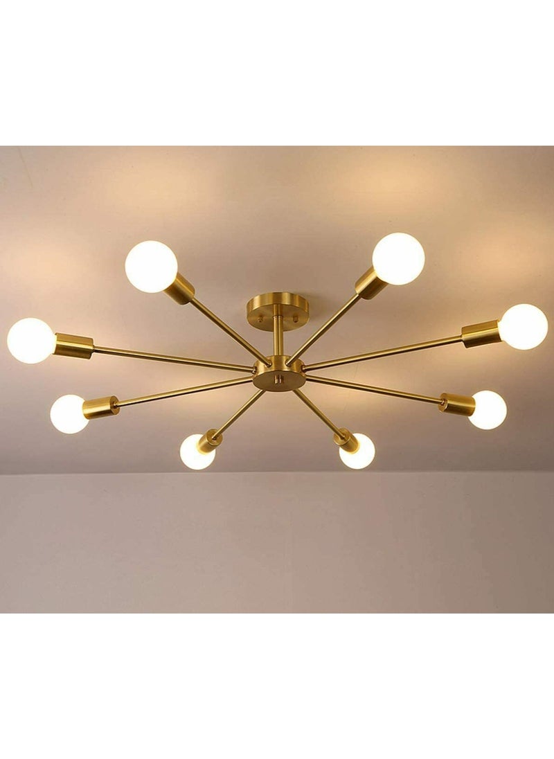 Cluc Steco Chandelier - 8 Branches - Gold  - Image 1