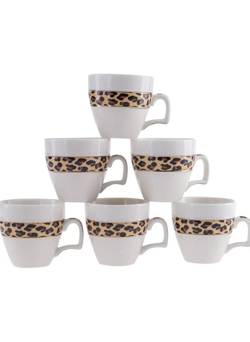 السيف مجموعة كوب وصحن من البورسيلان - Image 2