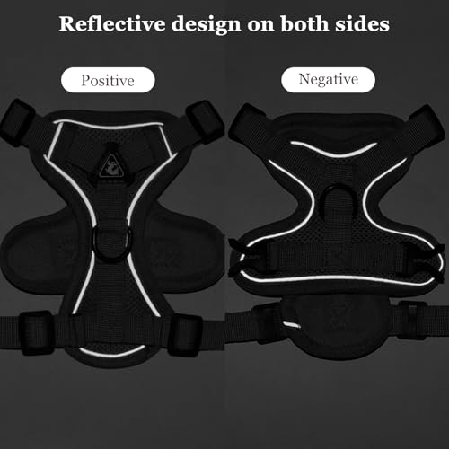 Wanheart cat Chest Harness and Leash, Anti-Escape Adjustable Soft mesh cat Leash and Chest Harness Set for All Types of Cats cat Vests (Grey, 11.02-16.5lb) - Image 5