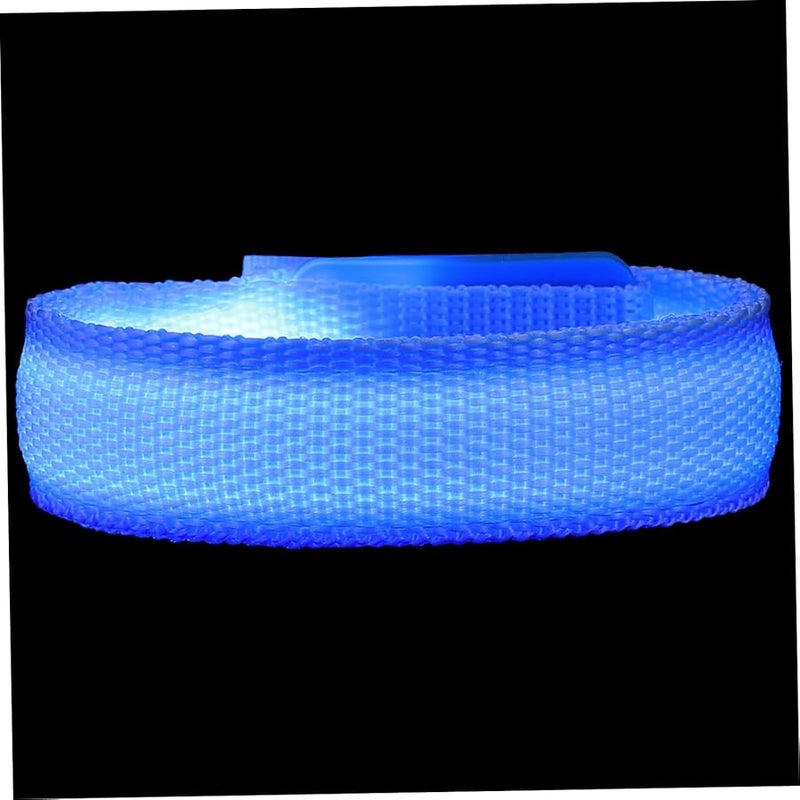 مصباح معصم LED قابل لإعادة الشحن للتدريبات الليلية وفعاليات الجري باللون الأزرق - Image 2