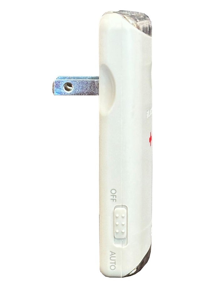 إيتون مصباح يدوي طوارئ مرخص رسميًا من الصليب الأحمر الأمريكي من Eton Blackout Buddy Swivel، ضوء انقطاع التيار الكهربائي التلقائي، ضوء ليلي LED، قابل لإعادة الشحن، أبيض  - Image 4
