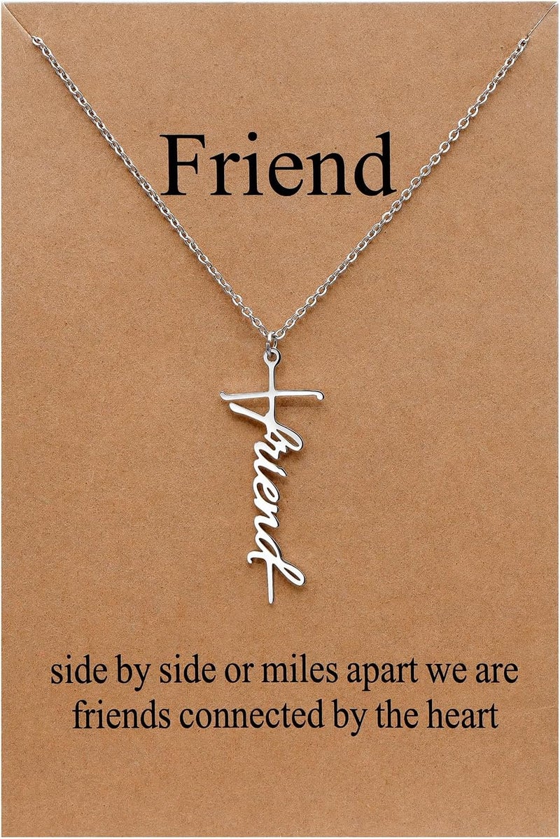 Lcherry Faith Cross Pendant Necklace for Women Religious Christian Jewelry Mother's Day Gifts for Women - Image 1