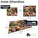 White Mountain 1000 Piece Jigsaw Puzzle Scenic Fall Coffee Puzzles with Large Pieces Gifts for Adults and Family 24x30 Parkside Coffee - Image 4