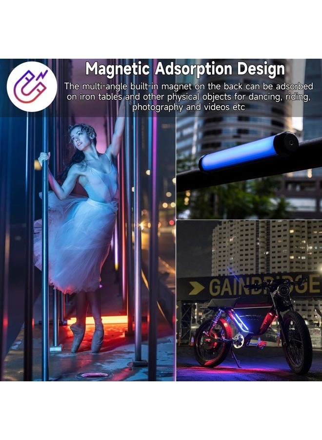 Weeylite K21 RGB LED Stick Light, Magnetic App Control LED Video Light Wand w CRI 95+ 2500mAh Rechargeable 2500-8500K Full Color Portable Handheld Photography Light for Portrait Video Recording TikTok - Image 4