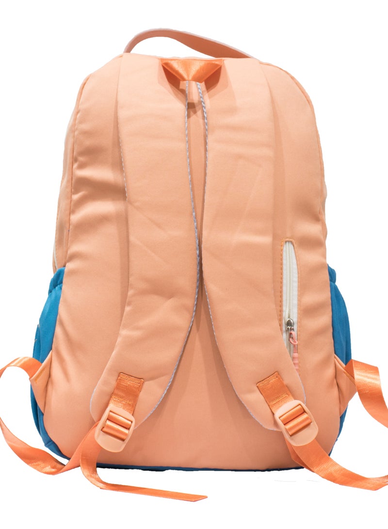 FUERCHEN school backpack for girls, made of high quality nylon blend, Orange  - Image 4