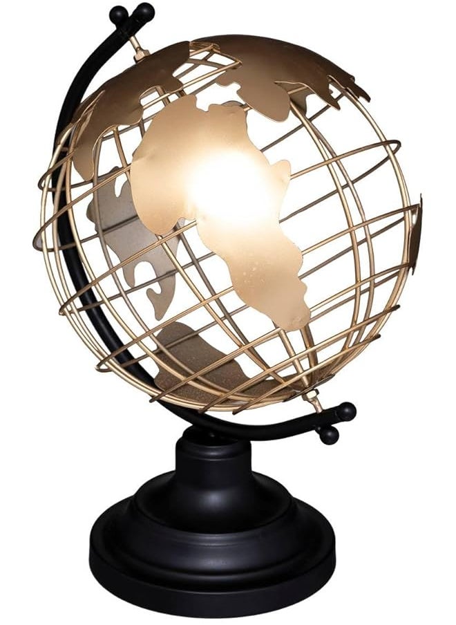 atmosphera - Decorative Globe Object Height 28.5 Cm Metal Iron Black Gold Cm - Image 1