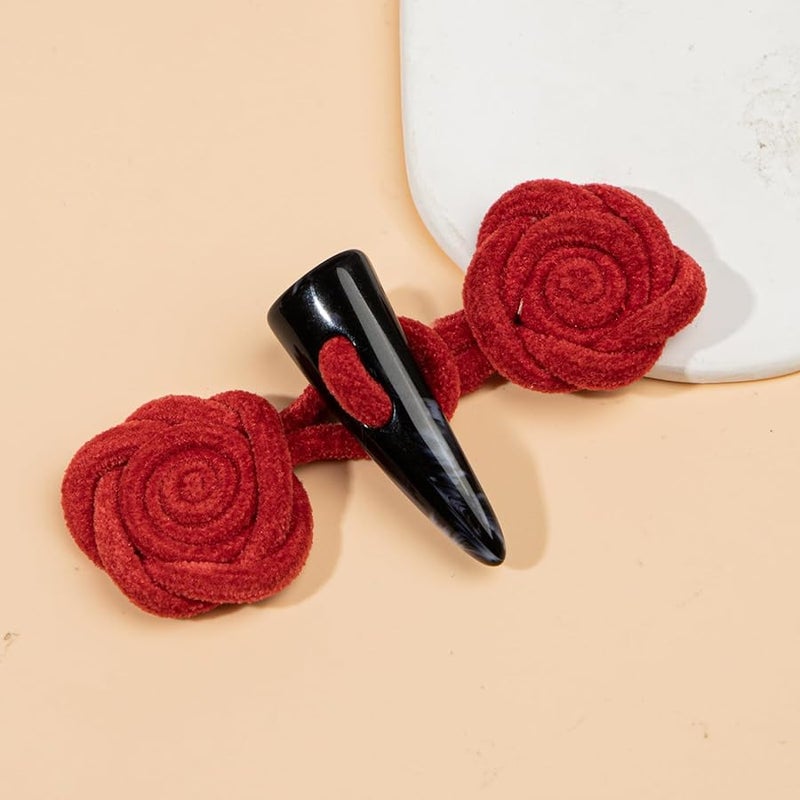 White Resin Horn Toggle Buttons 3Pcs Handmade Sewing Buttons for Coats Sweaters Cosplay - Image 5