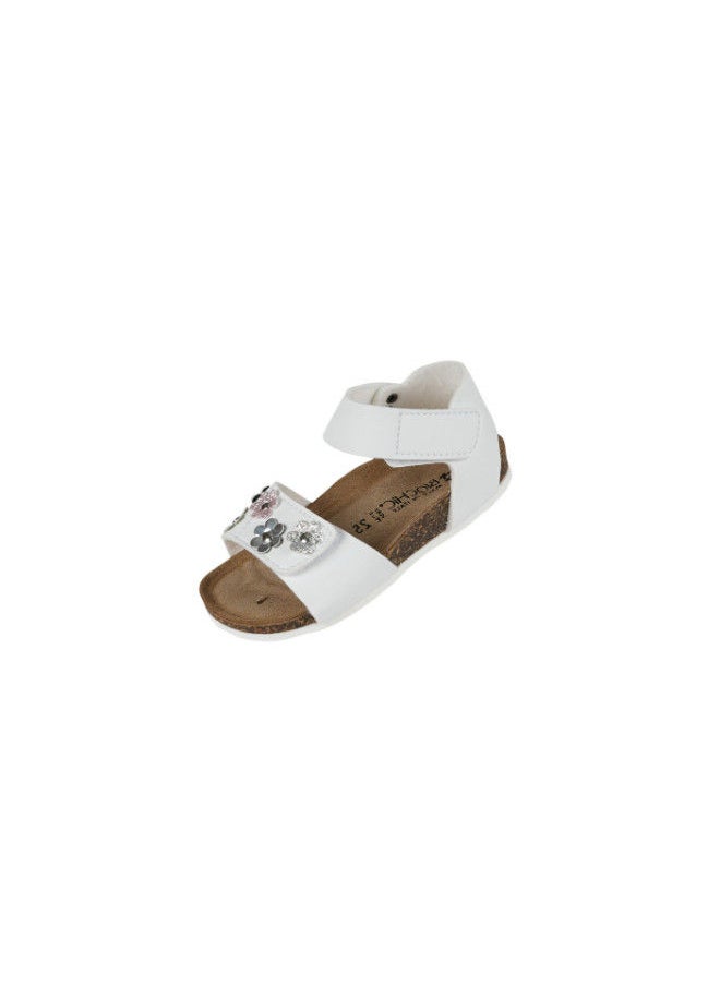 BiOCHIC - Biochic Girls Backstrap Sandal 012-434 807FMT-White - Image 1