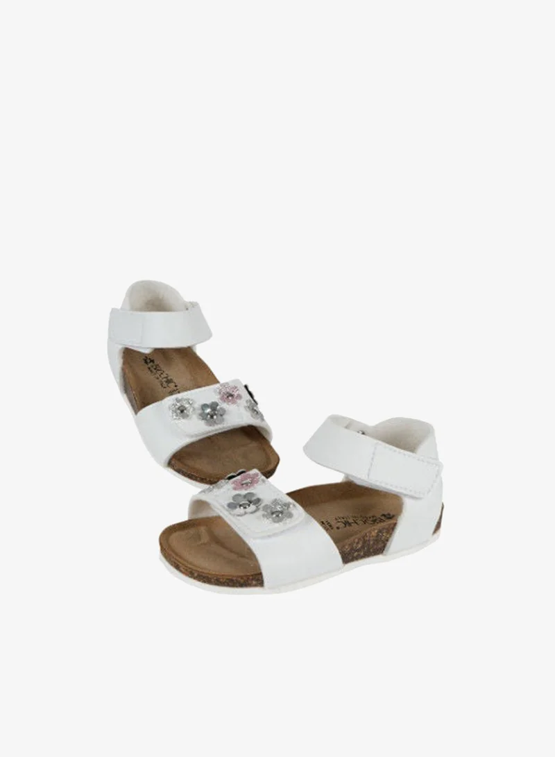 BiOCHIC Biochic Girls Backstrap Sandal 012-434 807FMT-White