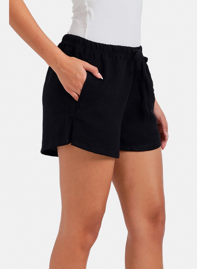 Carina Drawstring Beach Shorts - Image 2