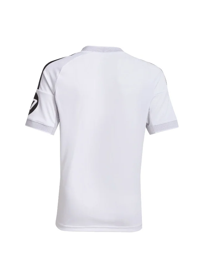 Adidas Adidas Real H Jsy Y White Jersey (Short Sleeve) Jerseys For Kids