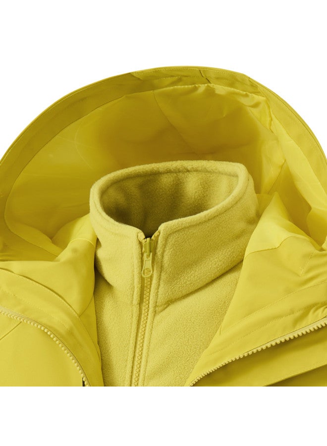 Noble bird Men's 3-in-1 Hooded Youth Mountaineering Jacket Two-piece Detachable Windproof Sports Coat For Autumn And Winter Outdoor Wear - Image 3
