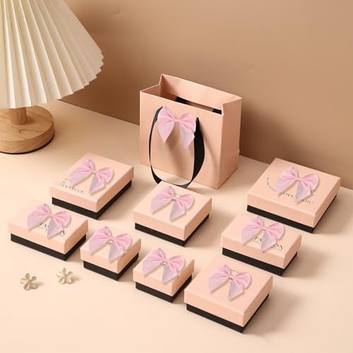 Peotclola Pink Satin Ribbon Bows 2.5" Self-Adhesive Gift Wrap Bows with Double-Sided Tape for Gift Wrapping, Wedding Decor, Birthday Presents, Party Decor, DIY Crafts, Baby Shower, Anniversary,50 PCs - Image 5