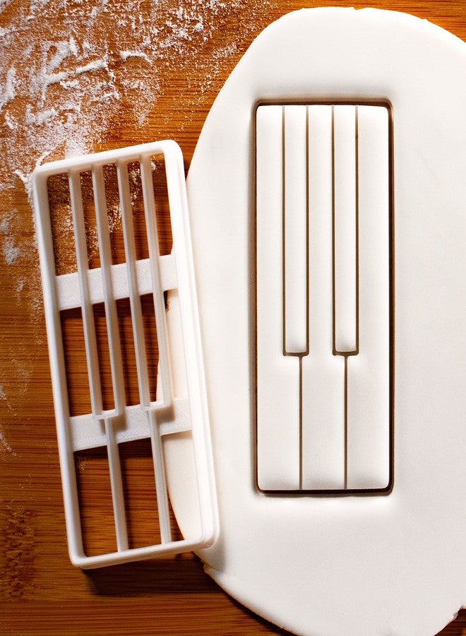 Bakerlogy قطاعة بسكويت على شكل مفاتيح بيانو من سي دي إي، قطعة واحدة - بيكرلوجي - Image 2