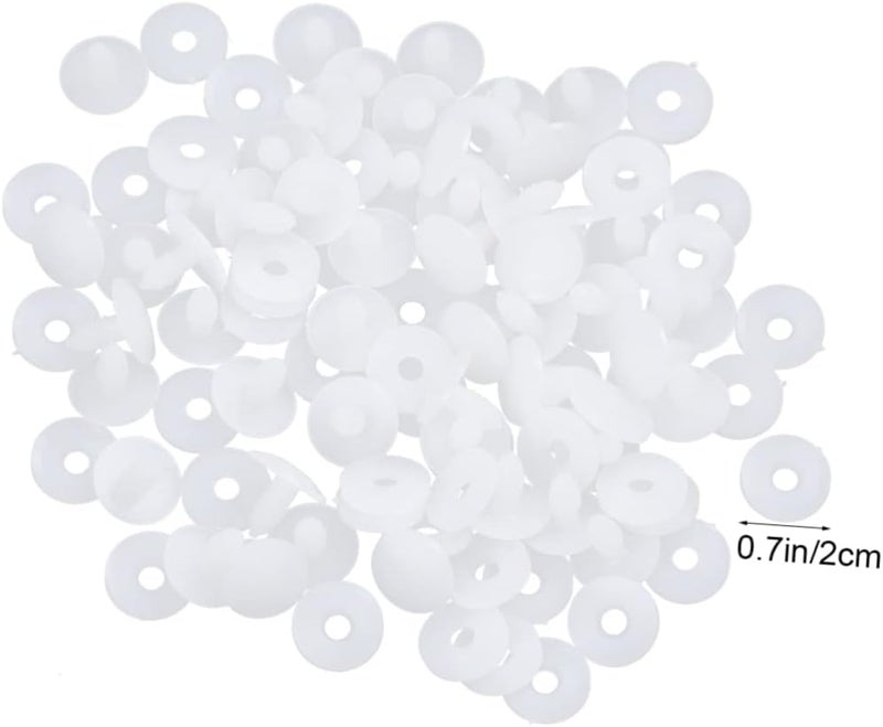 HOODANCOS 100Set Plastic Doll Joints Accessories Flexible Skeleton Joints for DIY Dolls Custom Making for Life Like Movements Bear - Image 2