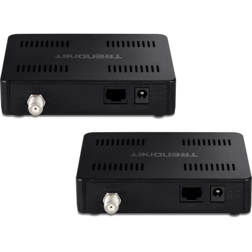 TRENDnet Ethernet Over Coax MoCa 2.5 Adapter (2-Pack), TMO-312C2K, Backward Compatible with MoCA 2.0/1.1/1.0, RJ-45 Gigabit LAN Port, Supports Net Throughput up to 1Gbps, Support up to 16 Nodes, Black - Image 5