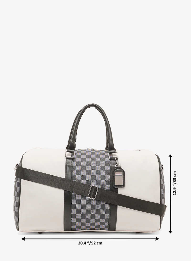 Robert Wood Casual Printed Travel Duffle Bag