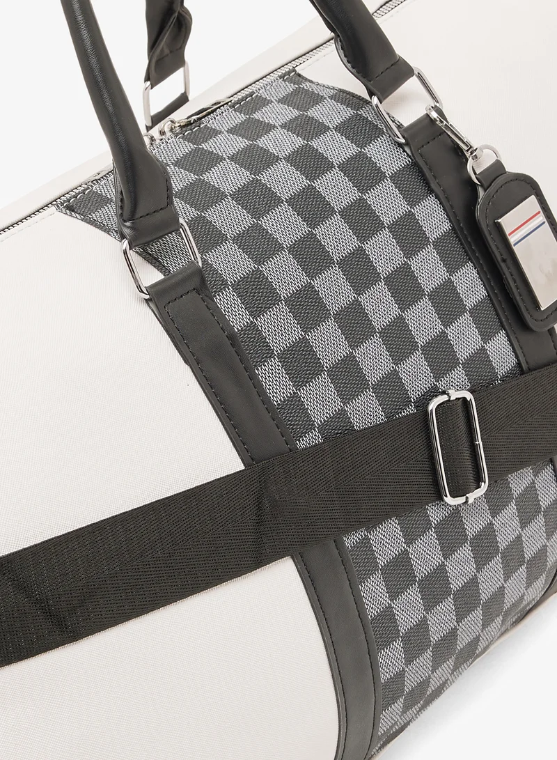 Robert Wood Casual Printed Travel Duffle Bag