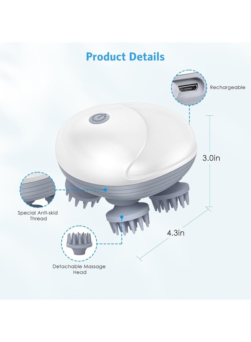 Handheld Electric Massager for Cats and Dogs, Electric Pet Massager for Dogs and Cats, with 4 Massage Heads, Cat Head and Back to Relieve Tight Muscle Stiffness, Promote Bonding - Image 5