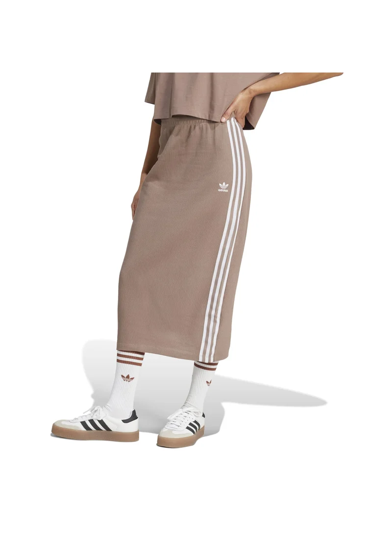 Adidas adidas KNITTED SKIRT Brown Originals Women SKIRTS / DRESSES